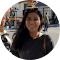 a woman smiling at camera